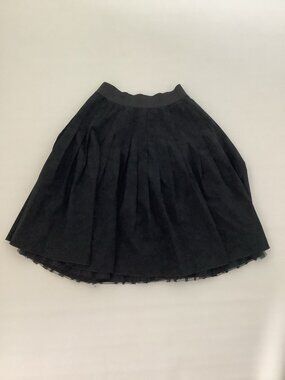 Marc Jacobs Pleated Mini Skirt Tulle Underskirt Black Women's Size 6